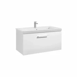 Conjunto De Mueble 1 Cajón + Lavabo 80 O 60 Cm – Prisma – Roca