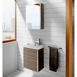 Conjunto De Mueble + Lavabo + Espejo Camerino – Mini – Roca