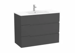 Conjunto De Mueble Base Con Tres Cajones Y Lavabo De Porcelana – Victoria-N – Roca