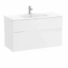 Conjunto De Mueble Base Con Dos Cajones Y Lavabo De Porcelana – Victoria-N – Roca