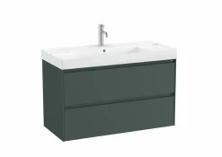 Conjunto De Mueble De Dos Cajones Y Lavabo FINECERAMIC – Ona – Roca