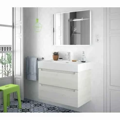 Conjunto De Mueble Suspendido 2 Cajones Con Lavabo Veneto – Monterrey – Salgar