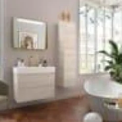 Conjunto De Mueble Suspendido 2 Cajones Con Lavabo Veneto – Monterrey – Salgar