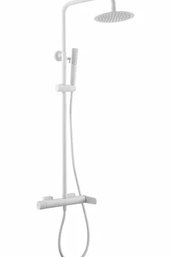 Conjunto Ducha Monomando Dinamarca Blanco Mate – BDR031/BL – Imex