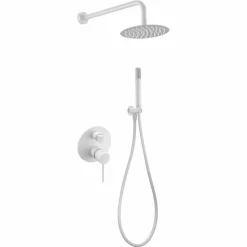 Conjunto Ducha Monomando Empotrado Milos Stick Bla – GPMS045/BL – Imex