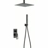 Conjunto Ducha Monomando Empotrado Estocolmo Negro – BDES37-6NG – Imex