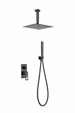 Conjunto Ducha Monomando Empotrado Estocolmo Negro – BDES37-6NG – Imex