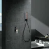 Conjunto Ducha Monomando Empotrado Suecia Negro Or – BDC032-6NOR – Imex