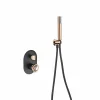Conjunto Ducha Monomando Empotrado Olimpo Negro Or – GPC033/NOR – Imex