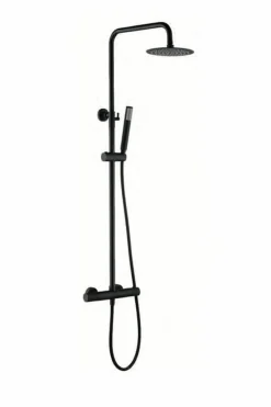 Conjunto Ducha Termostático Line Negro Mate – BTD038/NG – Imex