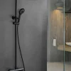 Conjunto Ducha Termostático Kent Negro Mate – BTK017/NG – Imex