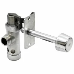 Conjunto Fluxor Antivandálico Tras Muro Para Inodoro. Latón Cromado Y Acero Inoxidable – 07016.10.B – Nofer