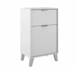 Conjunto Mueble A Suelo 1 Cajon Y 1 Puerta ó 1 Cajon Y 2 Puertas Con Fondo Reducido De 35,5 Cm + Tapa Con Fondo Reducido Midi – Visobath