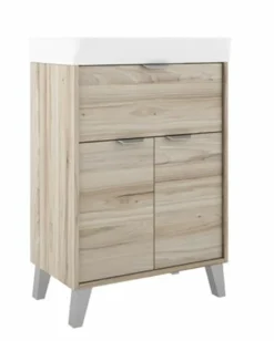Conjunto Mueble A Suelo 1 Cajon Y 1 Puerta ó 1 Cajon Y 2 Puertas Con Fondo Reducido De 35,5 Cm + Lavabo Midi – Visobath