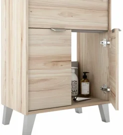 Conjunto Mueble A Suelo 1 Cajon Y 1 Puerta ó 1 Cajon Y 2 Puertas Con Fondo Reducido De 35,5 Cm + Lavabo Midi – Visobath