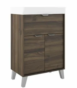 Conjunto Mueble A Suelo 1 Cajon Y 1 Puerta ó 1 Cajon Y 2 Puertas Con Fondo Reducido De 35,5 Cm + Lavabo Midi – Visobath