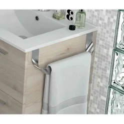 Conjunto Mueble Suspendido 2 Cajones Con Lavabo Toscana Y Toallero Lateral – Monterrey – Salgar