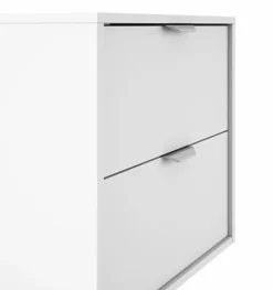 Conjunto Mueble Suspendido 2 Cajones + Tapa Con Fondo Reducido De 35,5 Cm – Midi – Visobath