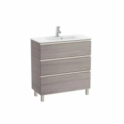 Conjunto Unik Mueble Base Compacto De Tres Cajones Y Lavabo – The Gap – Roca