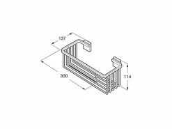 Contenedor De Rejilla (Posibilidad De Instalación Mediante Tornillería O Adhesivo) – Rubik – Roca – A816853001