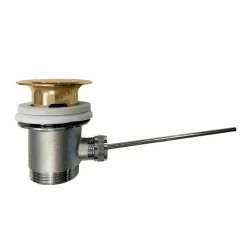 Desagüe Automático Lavabo Bidet Tapón Pequeño Completo Con Varilla Y Pomo Bronce – 47340 – Galindo – LuxCover