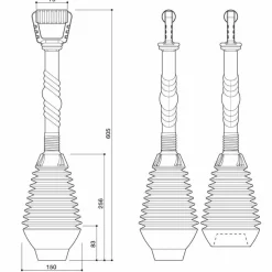 Desatascador Manual Fuelle Ergo Especial WC – Drena – 99027
