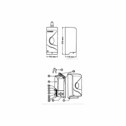 Dispensador Jabón Electrónico Automático Con Sensor Sin Contacto – Prestosan – PrestoEquip – 70630