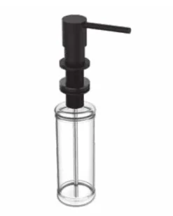 Dispensador Jabón Para Encastrar En La Encimera De La Cocina Negro Epoxi – 55890100 – GRB
