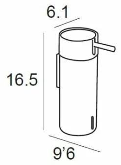 Dosificador De Pared – Cromo Modelo Marina – 2817002 – Manillons Torrent