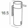 Dosificador De Pared – Negro Mate Modelo Marina – 2877081 – Manillons Torrent