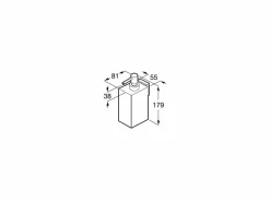 Dosificador De Pared (Posibilidad De Instalación Mediante Tornillería O Adhesivo) – Rubik – Roca – A816842024