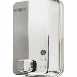 Dosificador Jabón Vertical INOX Brillo Serie EVO 1250 Ml. 03050.B – Nofer
