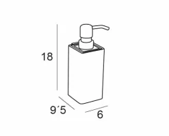 Dosificador Pared – Cr/Natural Modelo Natura – 1917025 – Manillons Torrent