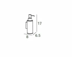Dosificador Pared – Cromo Modelo Iris – 6817002 – Manillons Torrent