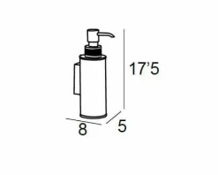 Dosificador Pared – Cromo/Oro Modelo Carmen – 6647003 – Manillons Torrent