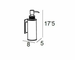 Dosificador Pared Adh. – Oro-Blanco Modelo Carmen – 6677050 – Manillons Torrent