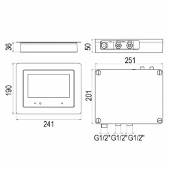 Dre@ms Hogar Lavabo/ducha-baño-ducha Empotrar – 9930000 – Galindo