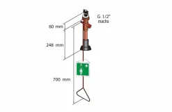 Ducha De Emergencia Montaje Techo – PrestoEquip – 85753
