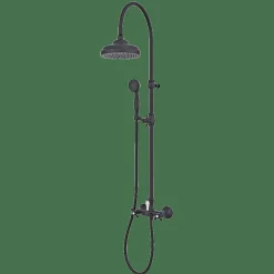 Ducha Monobloc Con Columna Telescópica Clásica Negro Estilo Premium Colección CLÁSICA 229120 – GRB Mixers