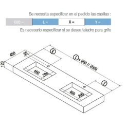 Encimera De Dos Senos Integrados – Compakt – Salgar