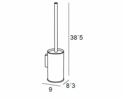 Escobillero De Pared – Dorado Pvd Modelo Bassic – 1407056 – Manillons Torrent