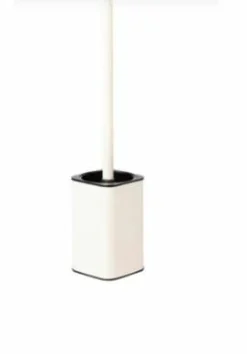 Escobillero De Pie Acabado Blanco Perla Modelo Slim – 2307/2367BP- Manillons Torrent