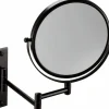 Espejo Aumento 5X Pared Negro Mate Modelo Combis – 6349081 – Manillons Torrent