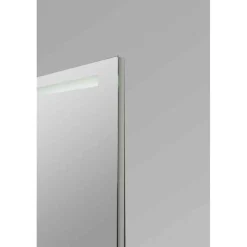 Espejo Con Luz Frontal Proyectada Con Una Franja En La Parte Superior Modelo Creta – DecorBath