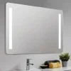 Espejo Con Luz Frontal Proyectada Con Franjas Laterales Modelo Toscana – DecorBath
