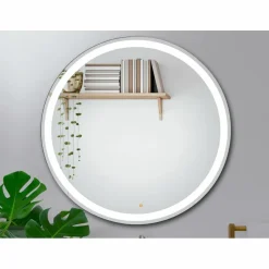 Espejo Con Luz Led Y Antivaho – Redondo – Manillons Torrent