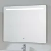 Espejo Cuadrado Con Luz Frontal Franja Superior Con Sensor Touch De Encendido Y Bluetooth – Muebles Jumar