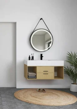 Espejo Kenia 60 Cm Diametro – Ledimex – KENI017/60NG