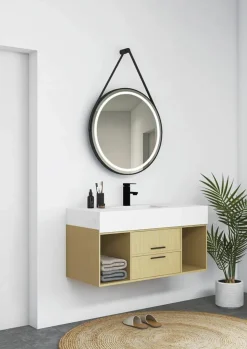 Espejo Kenia 60 Cm Diametro – Ledimex – KENI017/60NG