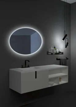 Espejo Oval 100×80 Cm – Ledimex – OVAL019/100